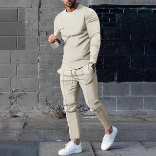 Zweiteiler für Herren - Stylischer Jogginganzug für Freizeit und Reise