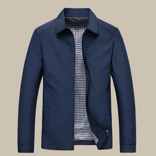 Übergangsjacke für Herren - Lässige Windbreaker mit Kragen