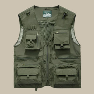 Weste für Herren - Multi-Pocket Gilet für Outdoor