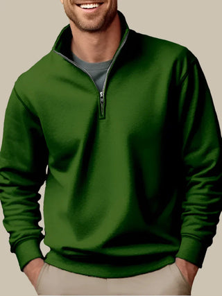 Mosino Zip Pullover | Lässiger Pullover mit Reißverschluss für Herren