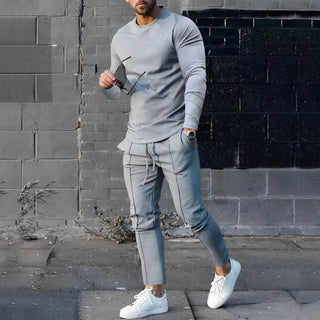 Zweiteiler für Herren - Stylischer Jogginganzug für Freizeit und Reise