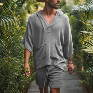Sommer Set für Herren - Stilvolles Zweiteiler mit T-shirt und Sweat Short