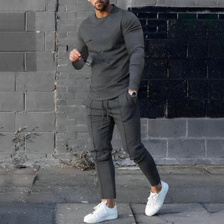 Zweiteiler für Herren - Stylischer Jogginganzug für Freizeit und Reise