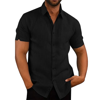 Kurzarm Hemd - Stilvolles Slim Fit Sommerhemd