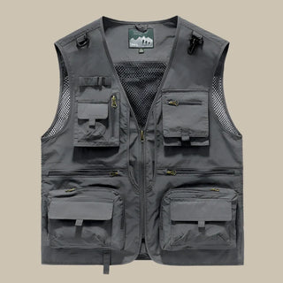 Weste für Herren - Multi-Pocket Gilet für Outdoor