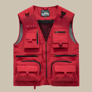 Weste für Herren - Multi-Pocket Gilet für Outdoor