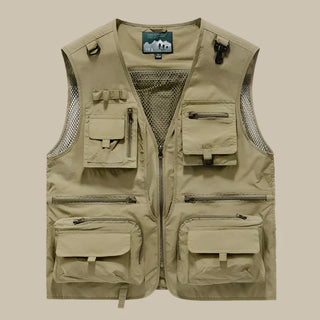 Weste für Herren - Multi-Pocket Gilet für Outdoor