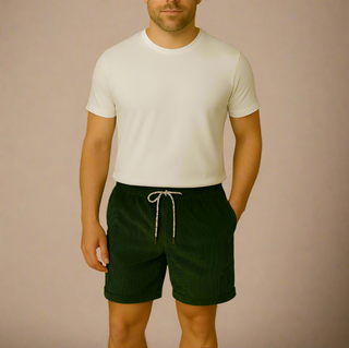 Cord Shorts für Herren - Moderne Kurze Hose für Sommer