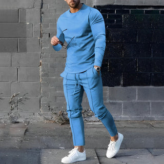 Zweiteiler für Herren - Stylischer Jogginganzug für Freizeit und Reise