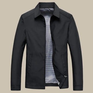 Übergangsjacke für Herren - Lässige Windbreaker mit Kragen