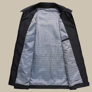 Übergangsjacke für Herren - Lässige Windbreaker mit Kragen