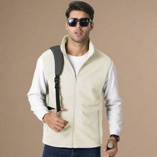 Weste für Herren - Sportliche ärmellose Weste aus Fleece