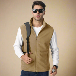 Weste für Herren - Sportliche ärmellose Weste aus Fleece