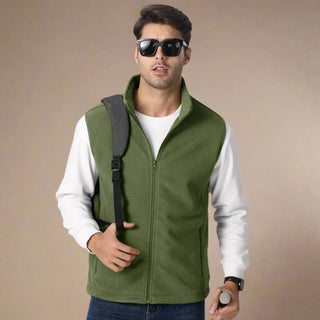 Weste für Herren - Sportliche ärmellose Weste aus Fleece