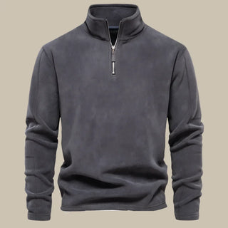 Troyer - Warmer Fleece Zip Pullover für Herren