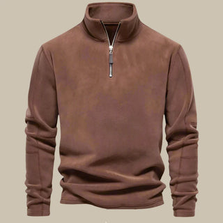 Troyer - Warmer Fleece Zip Pullover für Herren