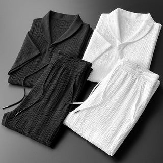 Sommer Set für Herren - Stilvolles Zweiteiler mit Poloshirt und Sommerhose