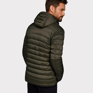 Ultraleichte Daunenjacke mit Kapuze