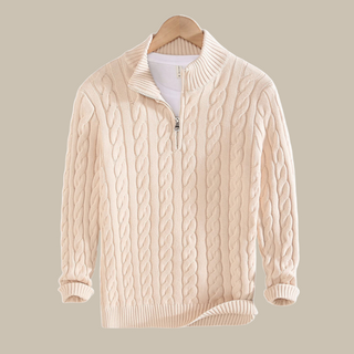 Troyer für Herren - Moderner Pullover mit Reißverschluss