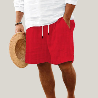 Bermuda Shorts für Herren - Kurze Hosen in Leinen-mix für den Sommer