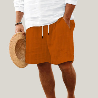 Bermuda Shorts für Herren - Kurze Hosen in Leinen-mix für den Sommer