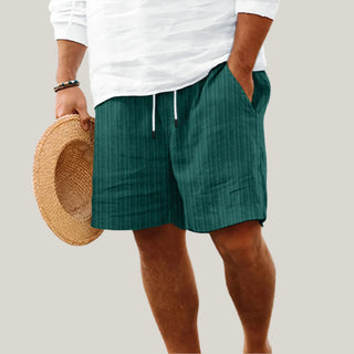 Bermuda Shorts für Herren - Kurze Hosen in Leinen-mix für den Sommer