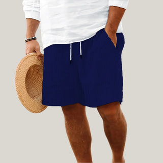 Bermuda Shorts für Herren - Kurze Hosen in Leinen-mix für den Sommer