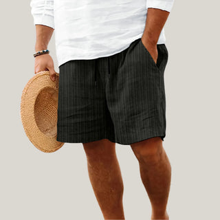 Bermuda Shorts für Herren - Kurze Hosen in Leinen-mix für den Sommer