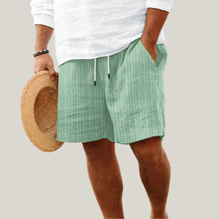 Bermuda Shorts für Herren - Kurze Hosen in Leinen-mix für den Sommer