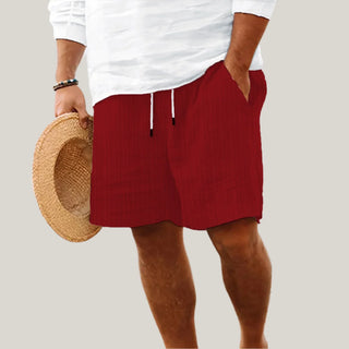 Bermuda Shorts für Herren - Kurze Hosen in Leinen-mix für den Sommer