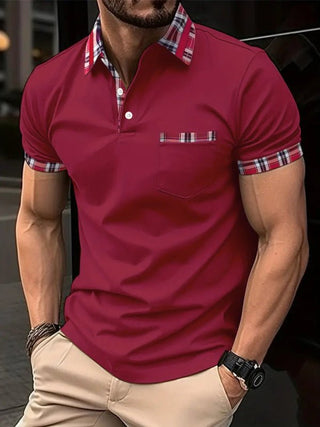 Poloshirt für Herren - Muscle-Fit-Polo mit kurzen Ärmeln für Sommer