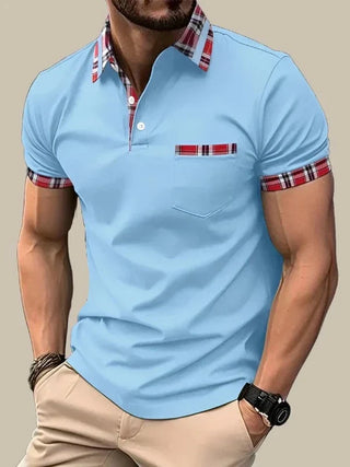 Poloshirt für Herren - Muscle-Fit-Polo mit kurzen Ärmeln für Sommer