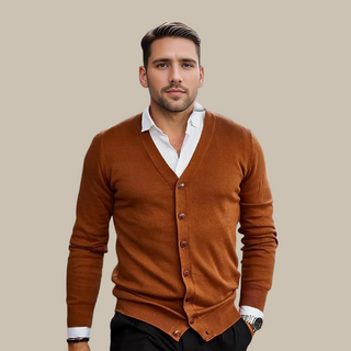 Strickjacke für Herren - Lässige Cardigan mit Knöpfen