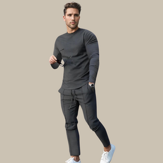 Zweiteiler für Herren - Stylischer Jogginganzug für Freizeit und Reise