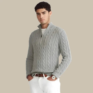 Troyer für Herren - Moderner Pullover mit Reißverschluss