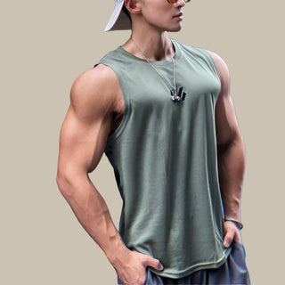 Tank-Top für Herren - Premium Fitness Muskel-Fit Tank-Top