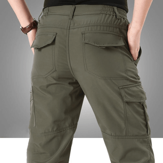 Cargohose für Herren - Bequeme Stretch Wanderhose für den Sommer