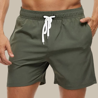 Badehose für Herren - Premium schnell trocknende Basic-Schwimmhose für Herren