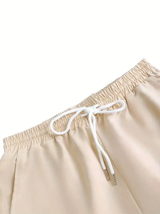 Zweiteiler für Herren - Twin Set mit Shirt und Sweat Short für den Sommer