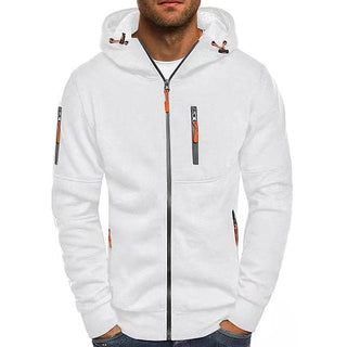 Zip-Up Jacke mit Kapuze