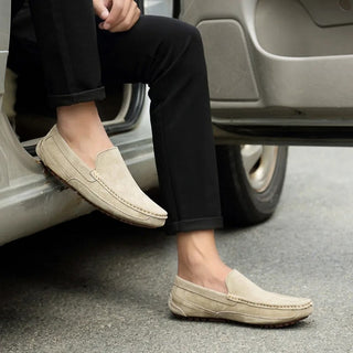 Mokassins für Herren - Bequeme Wildleder Halbschuhe für den Sommer