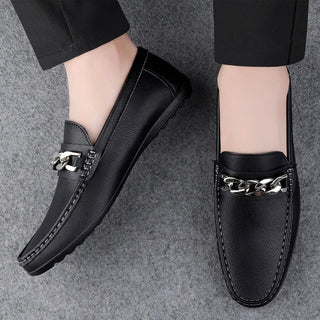 Mokassins für Herren - Stilvolle Faux Leder Halbschuhe für den Sommer