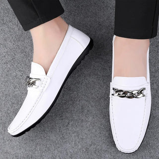 Mokassins für Herren - Stilvolle Faux Leder Halbschuhe für den Sommer