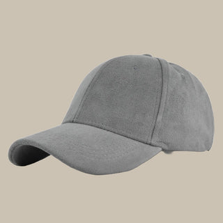 Ganti Kappe - Verstellbare Baseballkappe aus Wildleder für Herren