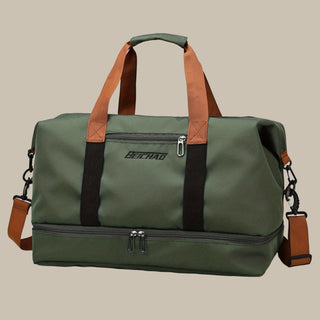 green travel bag / weekendbag for men