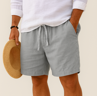 Bermuda Shorts für Herren - Kurze Hosen in Leinen-Optik für den Sommer