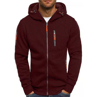 Zip-Up Jacke mit Kapuze