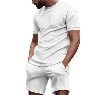 Zweiteiler für Herren - Premium Sommer Set mit T-shirt und Sweat Short