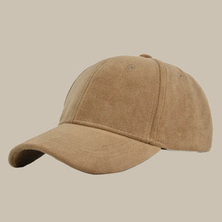Ganti Kappe - Verstellbare Baseballkappe aus Wildleder für Herren