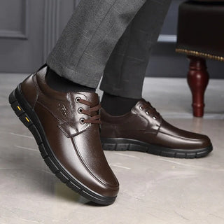 Business Schuhe für Herren - Stilvolle Bequeme Lederschnürschuhe für Herren